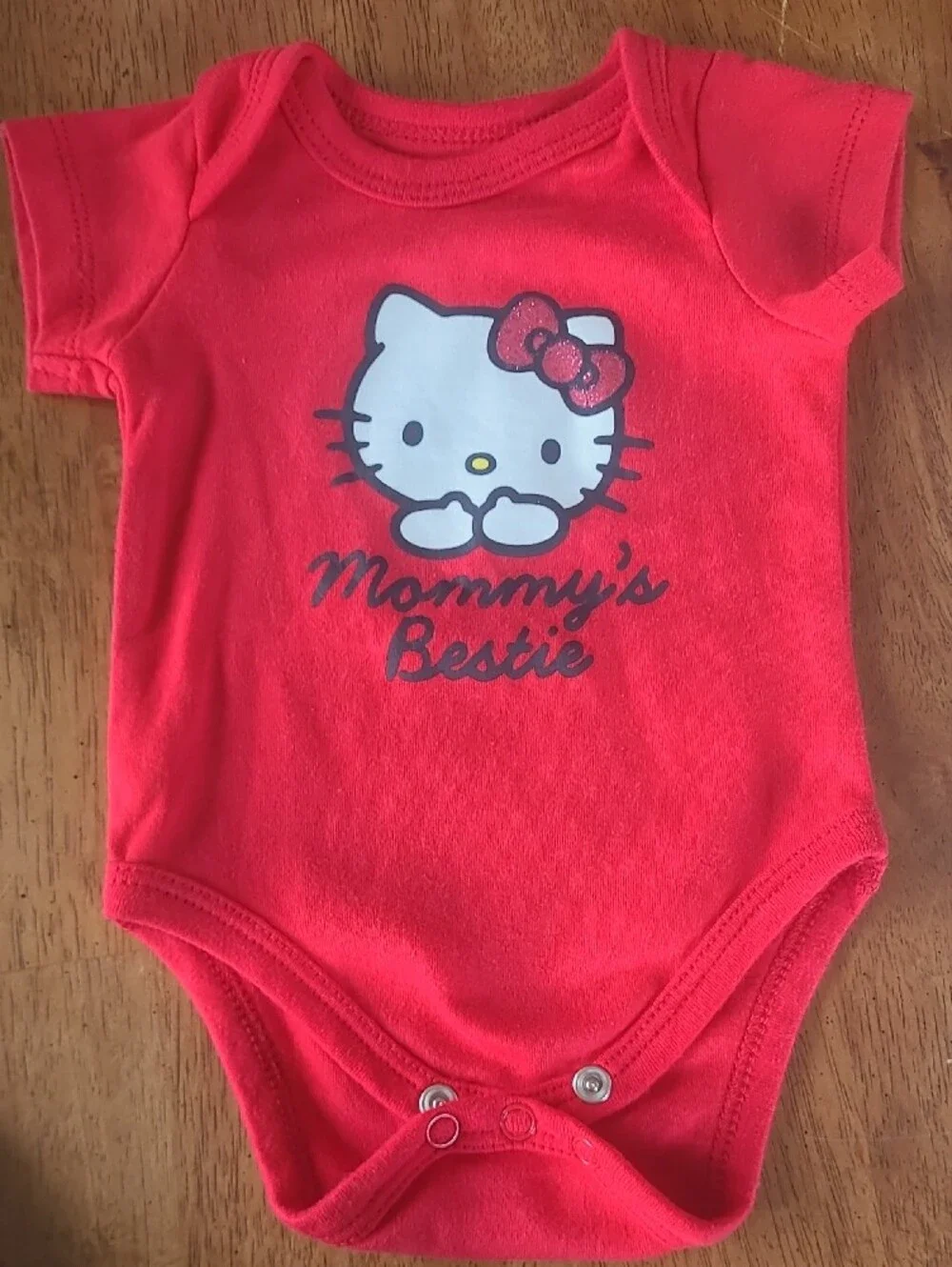 Hello Kitty Red and White Baby Bodysuit Set